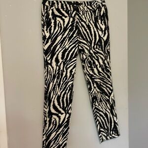 Zara Zebra Ankle Pants